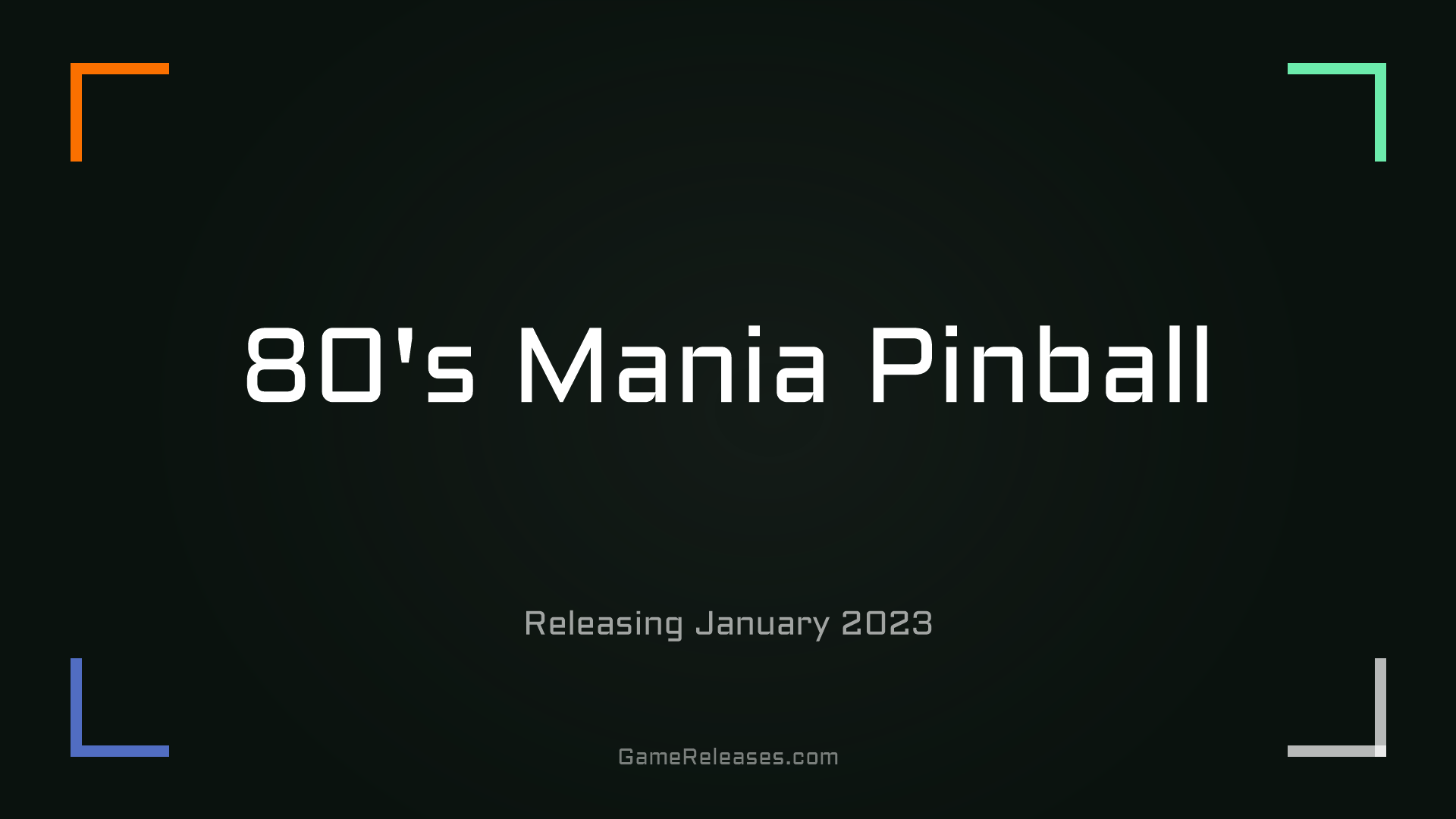80's Mania Pinball