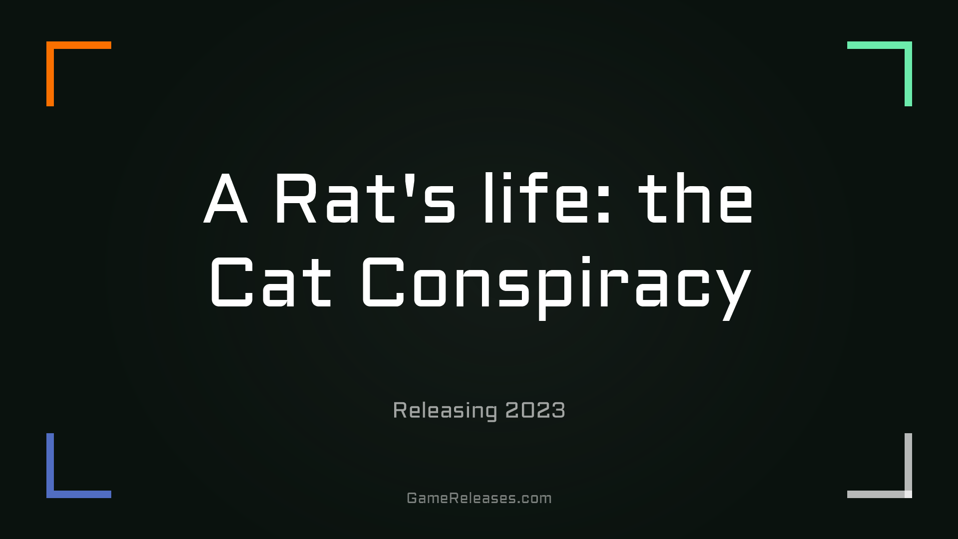A Rat's life: the Cat Conspiracy