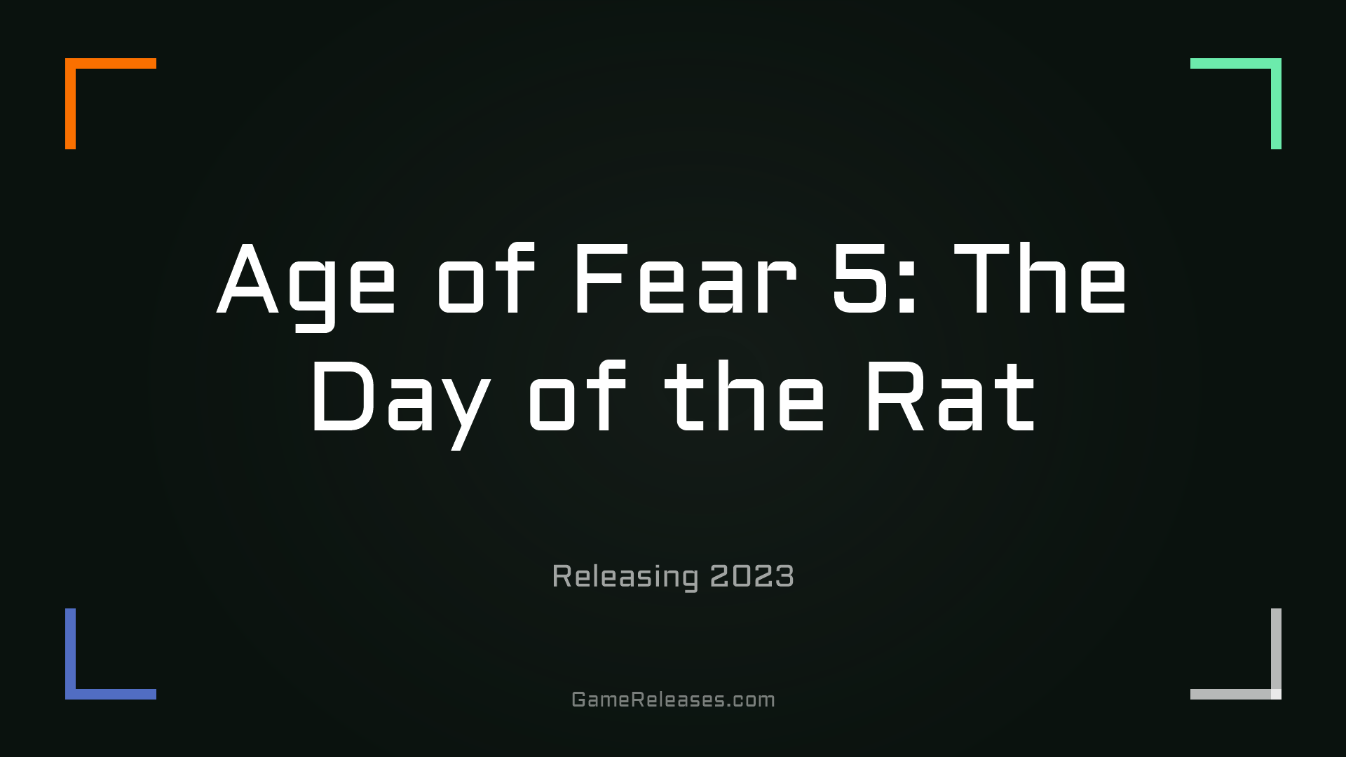 Age of Fear 5: The Day of the Rat