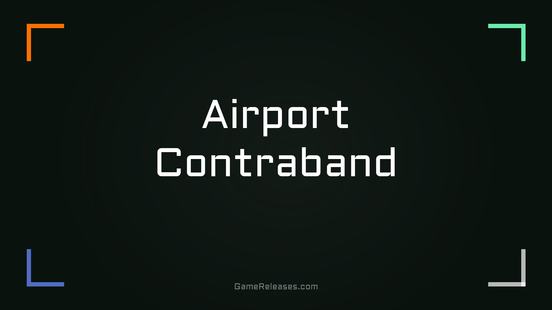 Airport Contraband trailer