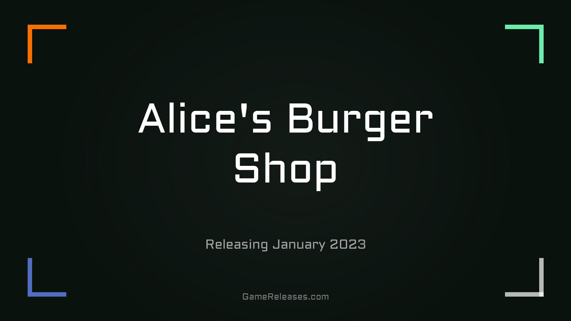 Alice's Burger Shop