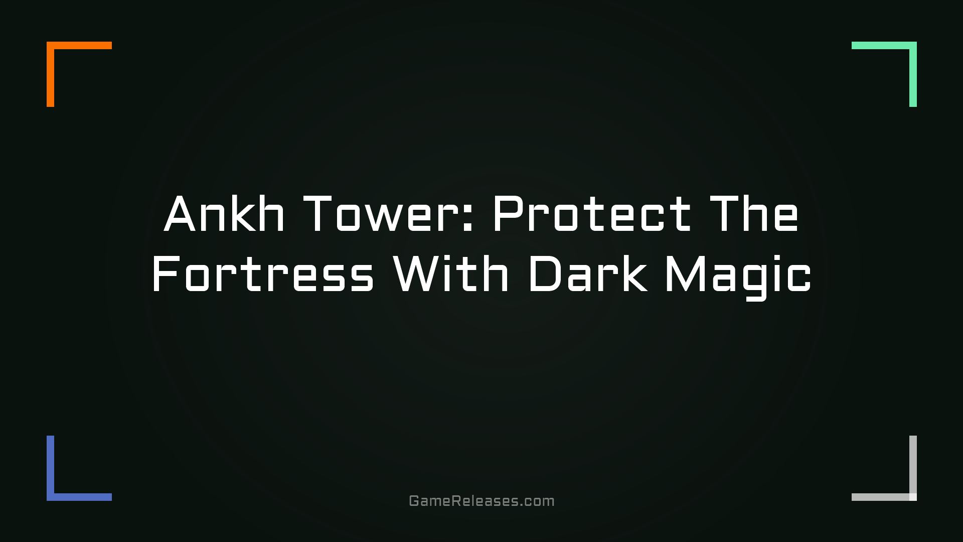 Ankh Tower: Protect The Fortress With Dark Magic