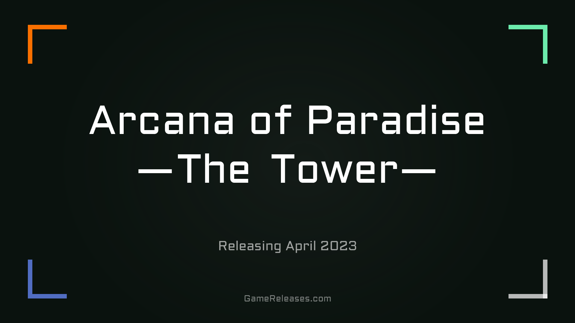 Arcana of Paradise —The Tower— trailer