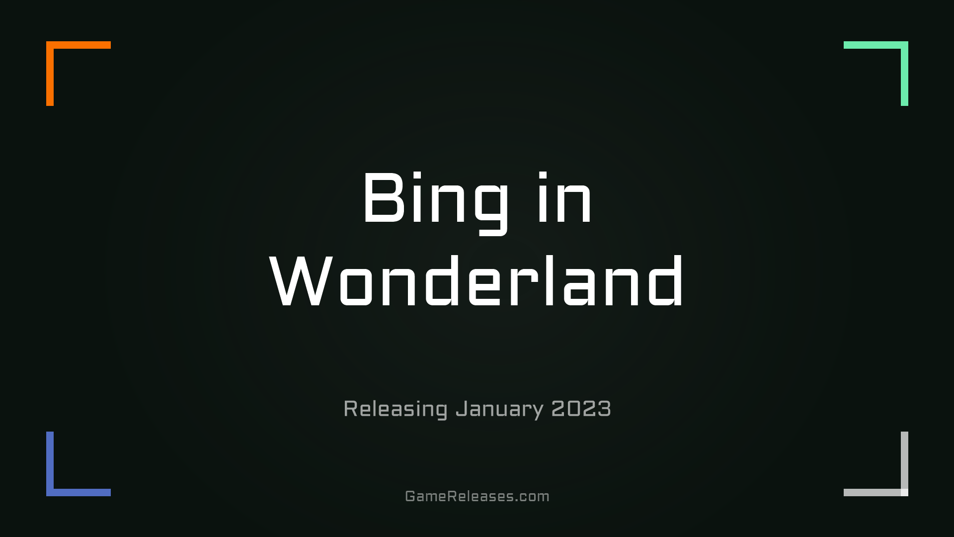 Bing in Wonderland