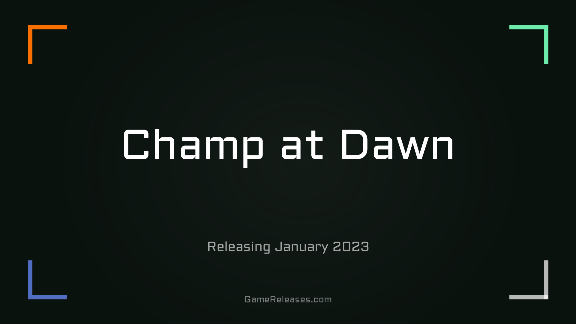 Champ at Dawn
