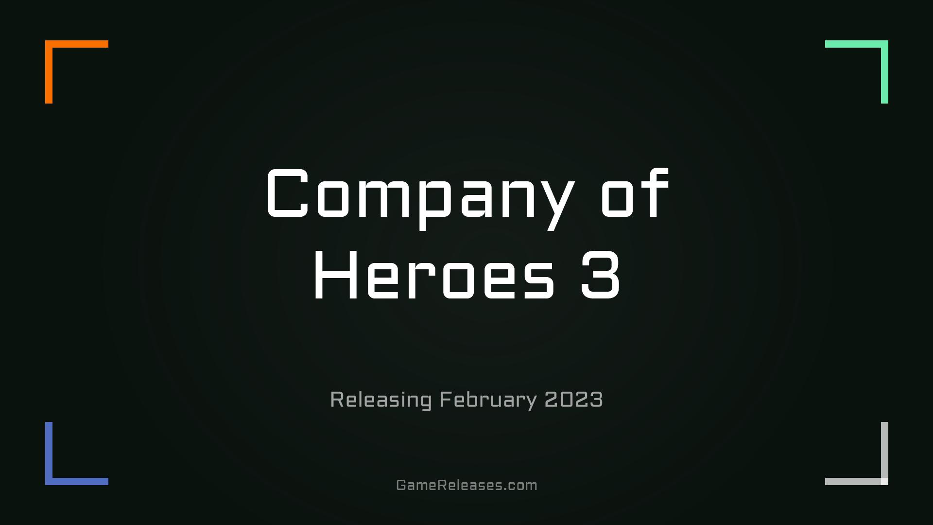 Company of Heroes 3 trailer