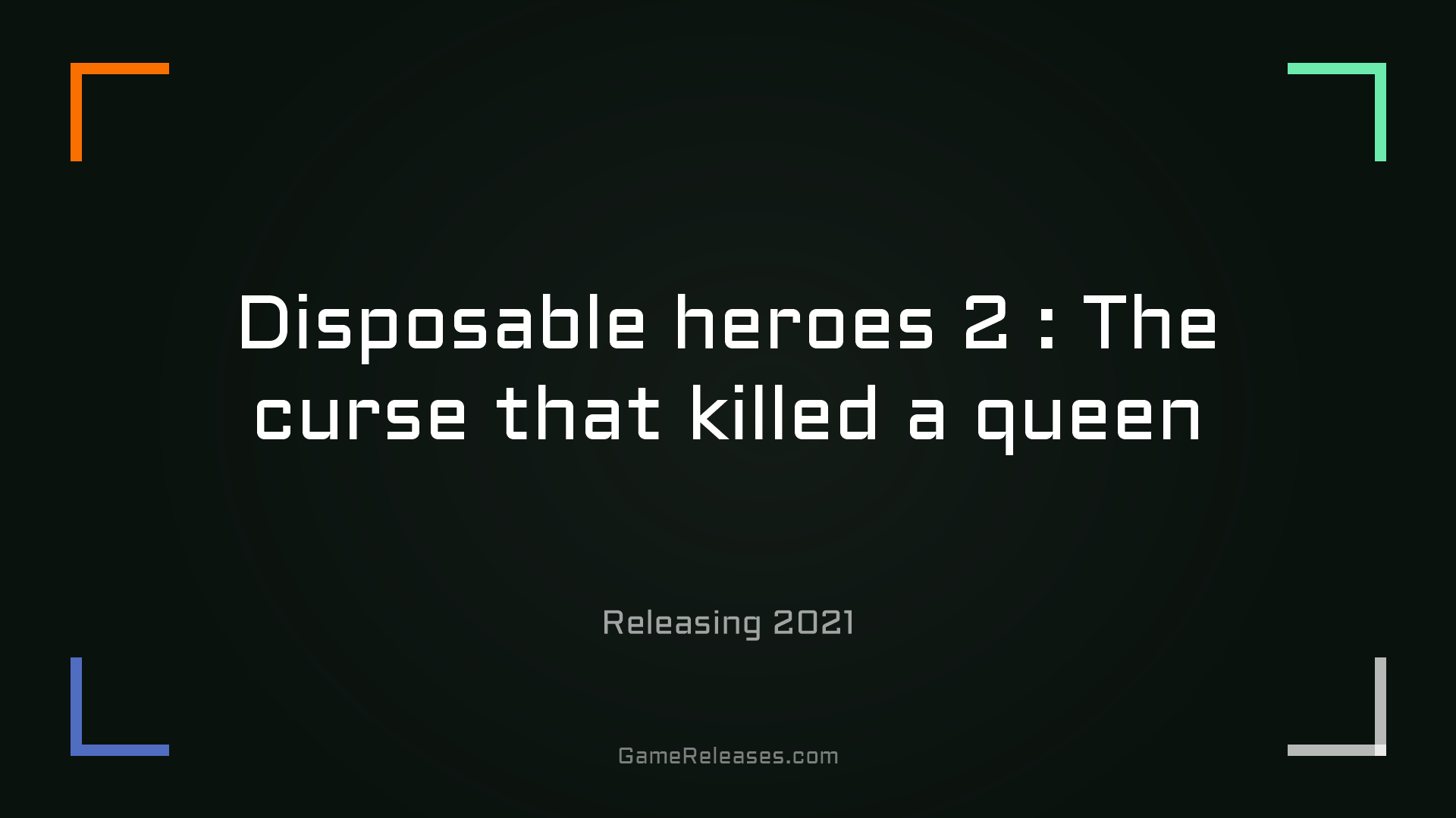 Disposable heroes 2 : The curse that killed a queen