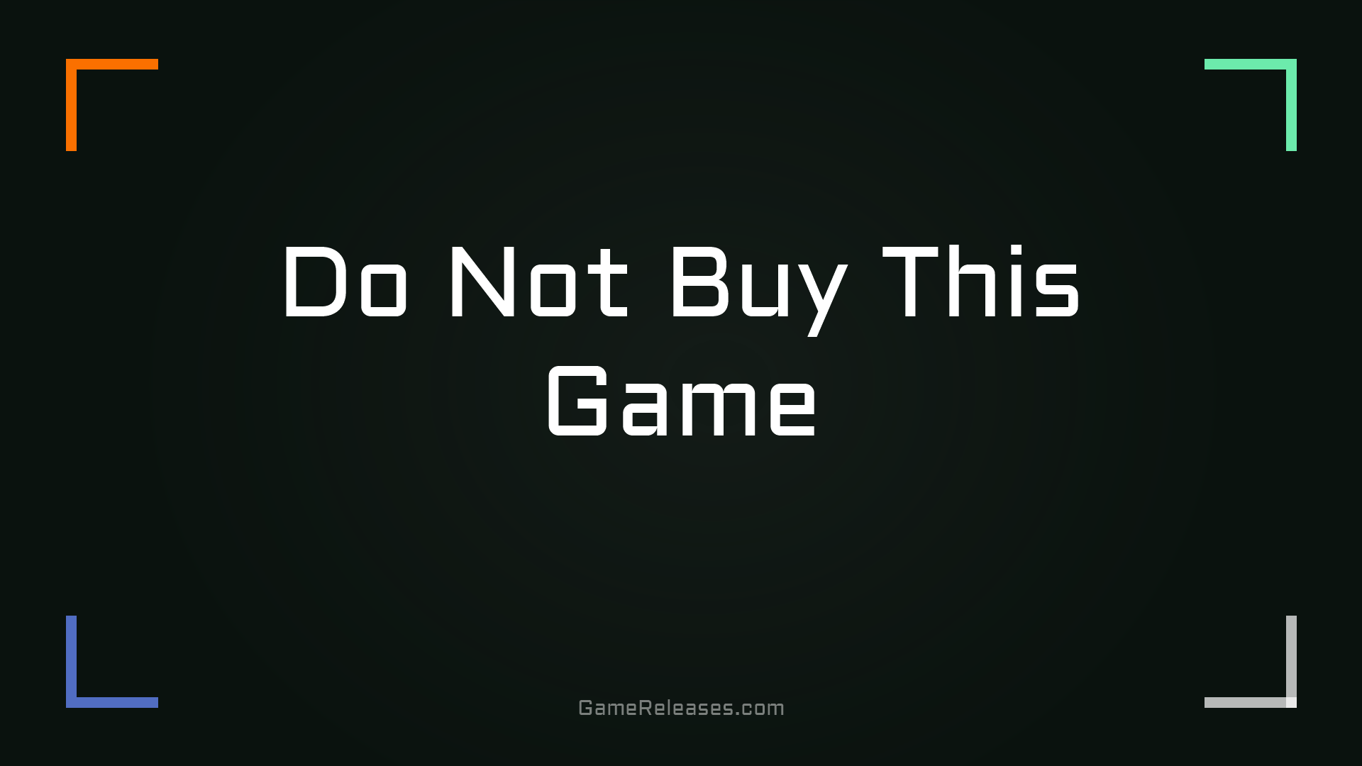 Do Not Buy This Game trailer