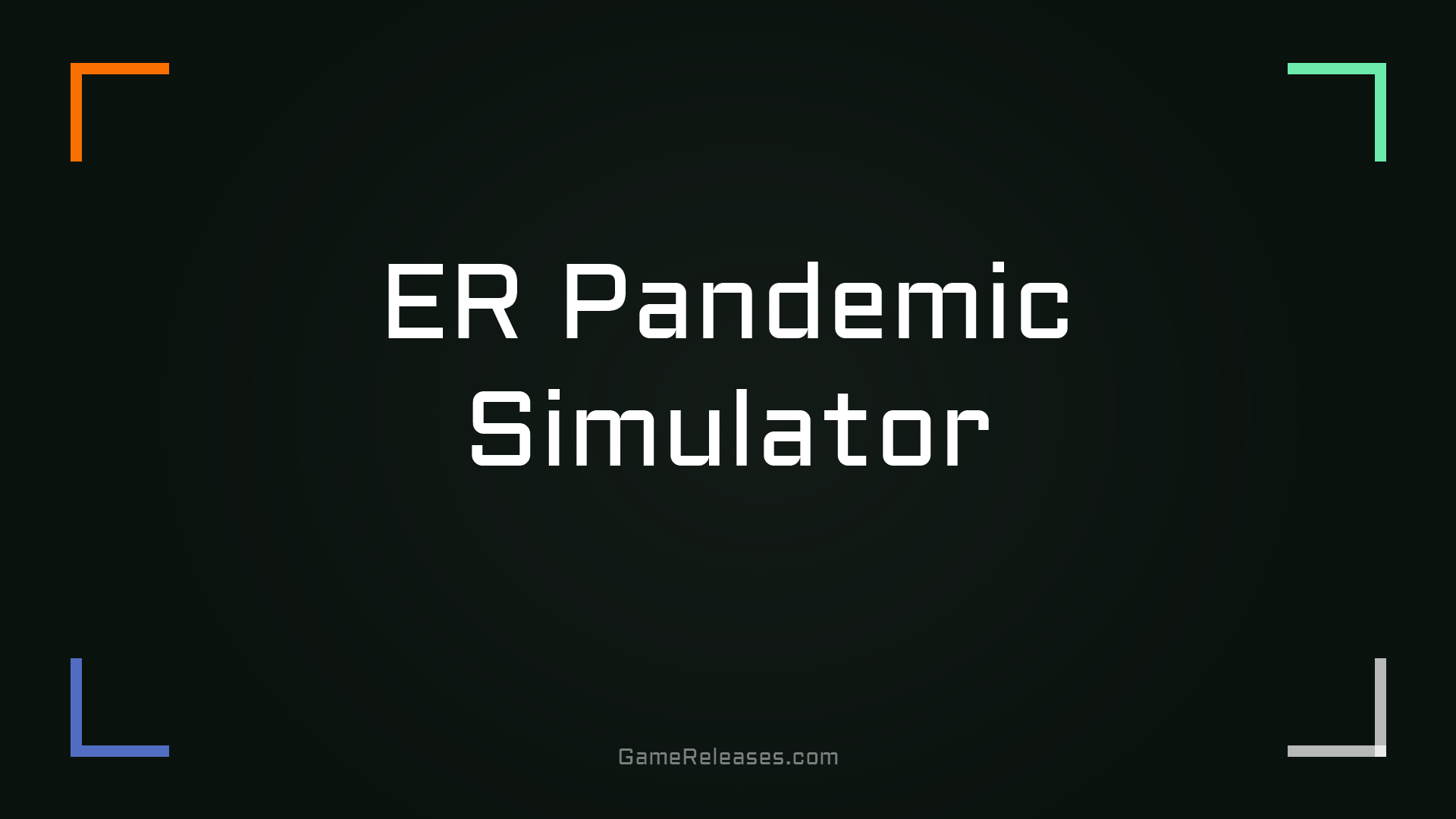ER Pandemic Simulator