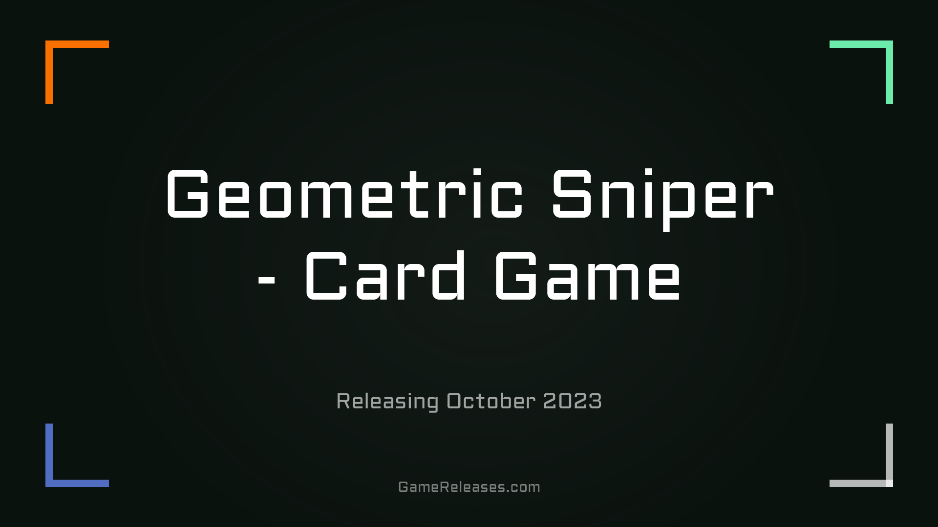 Geometric Sniper - Card Game