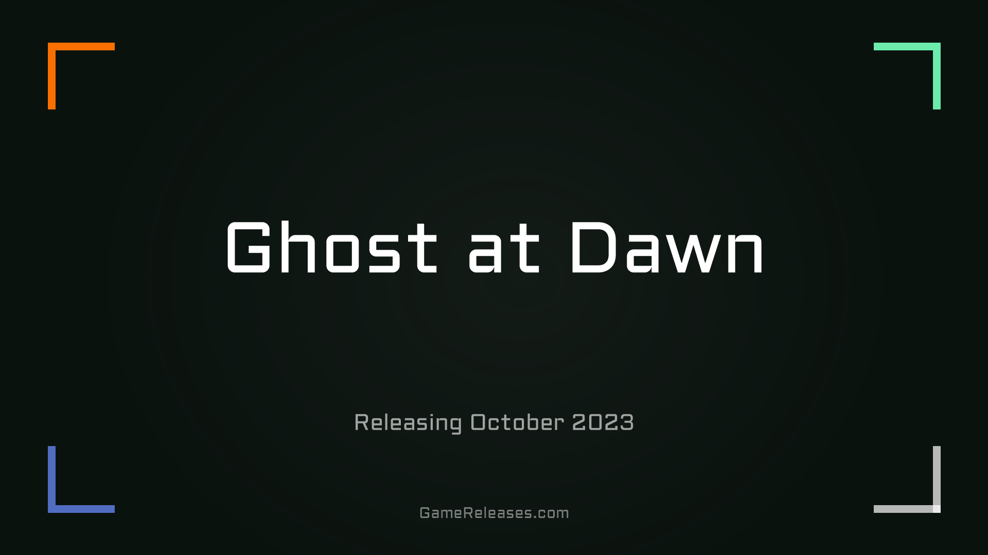Ghost at Dawn