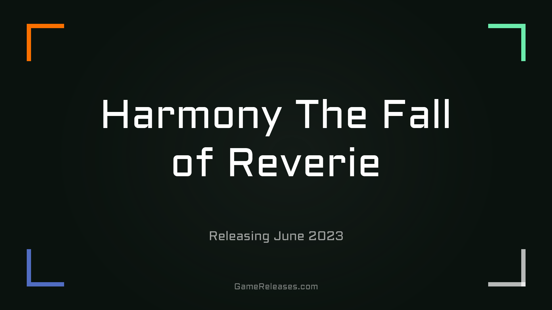 Harmony The Fall of Reverie