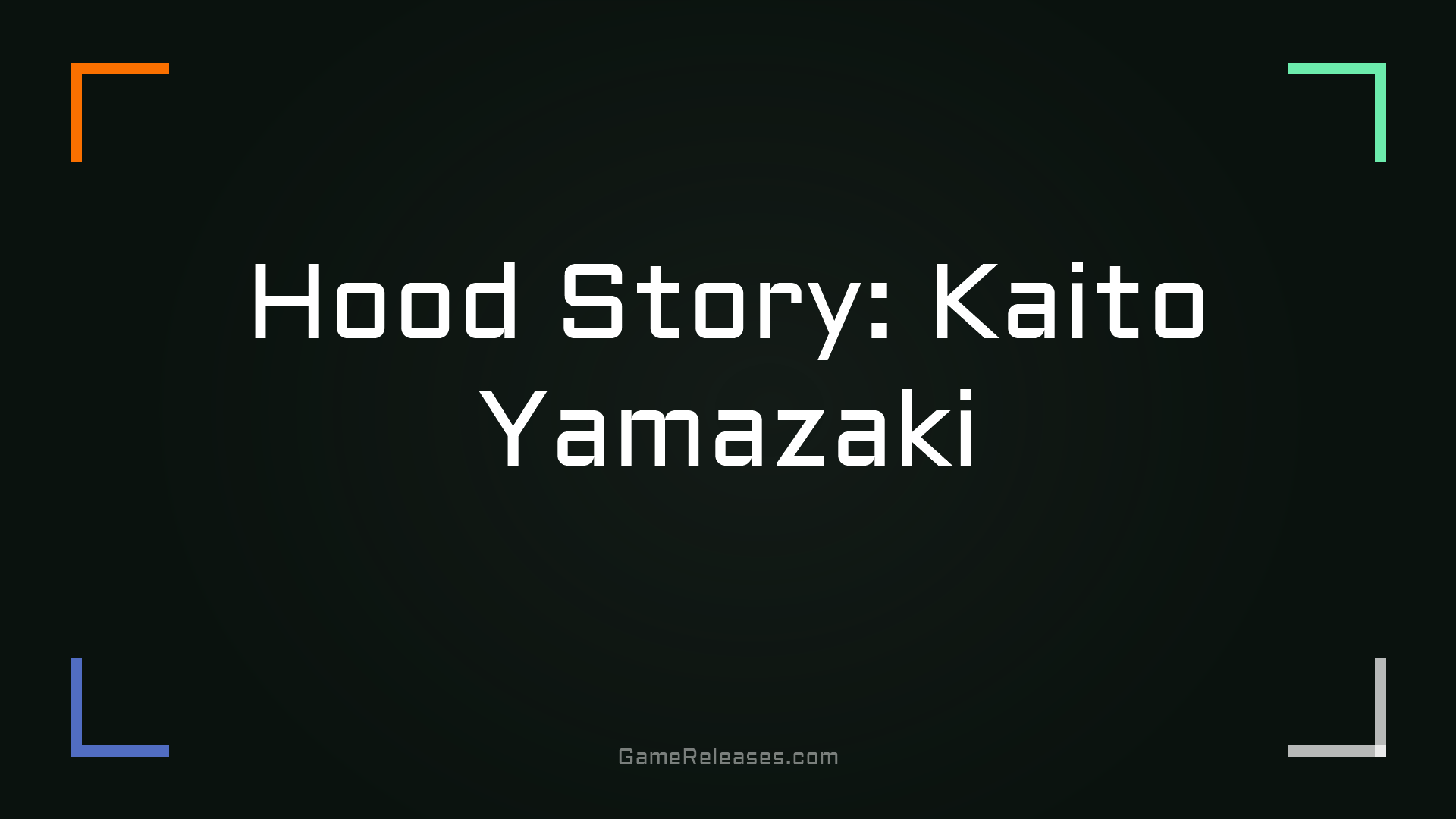 Hood Story: Kaito Yamazaki