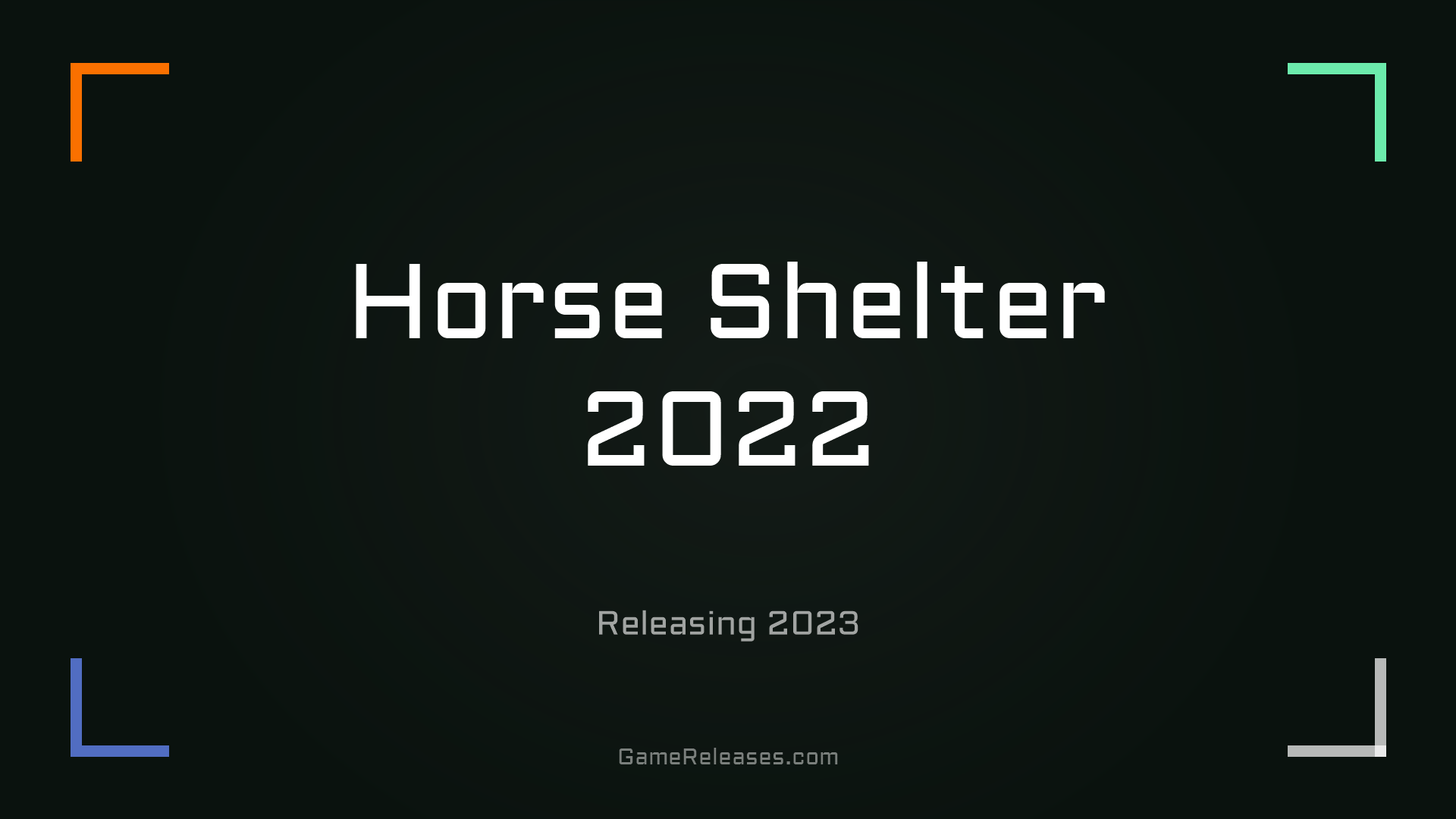 Horse Shelter 2022