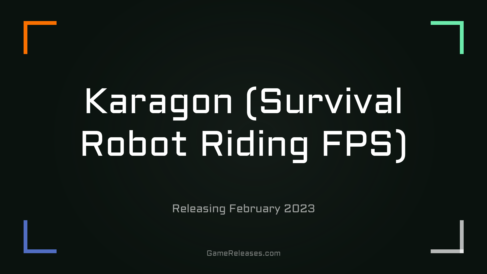 Karagon (Survival Robot Riding FPS)