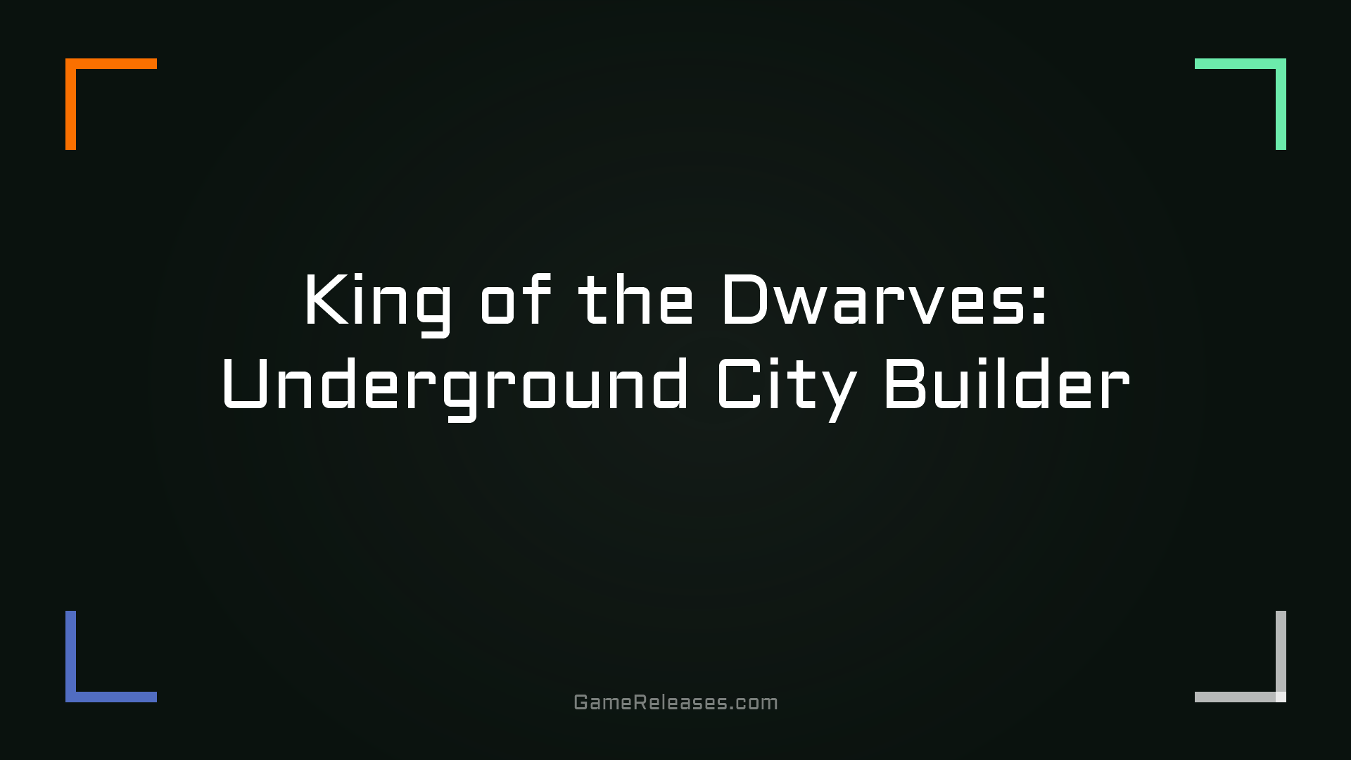 King of the Dwarves: Underground City Builder trailer