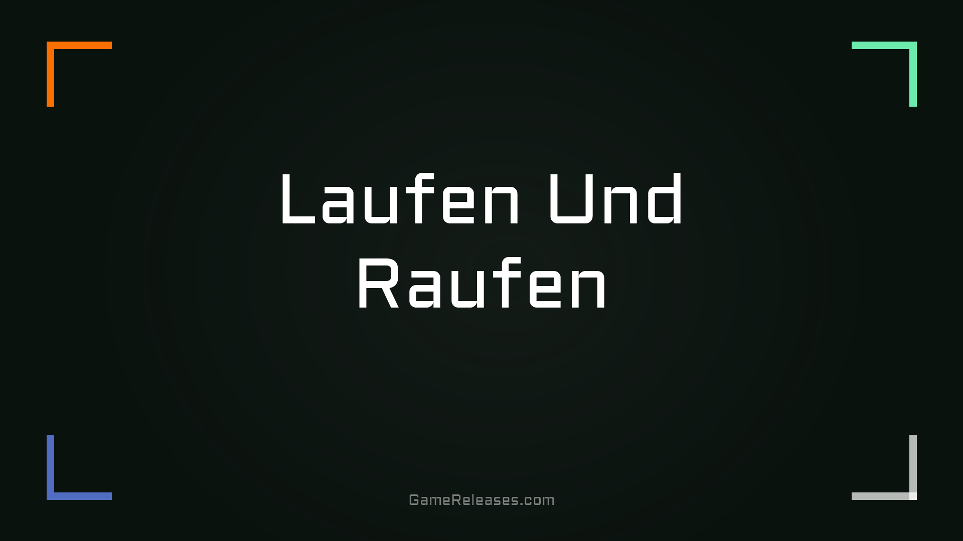 Laufen Und Raufen