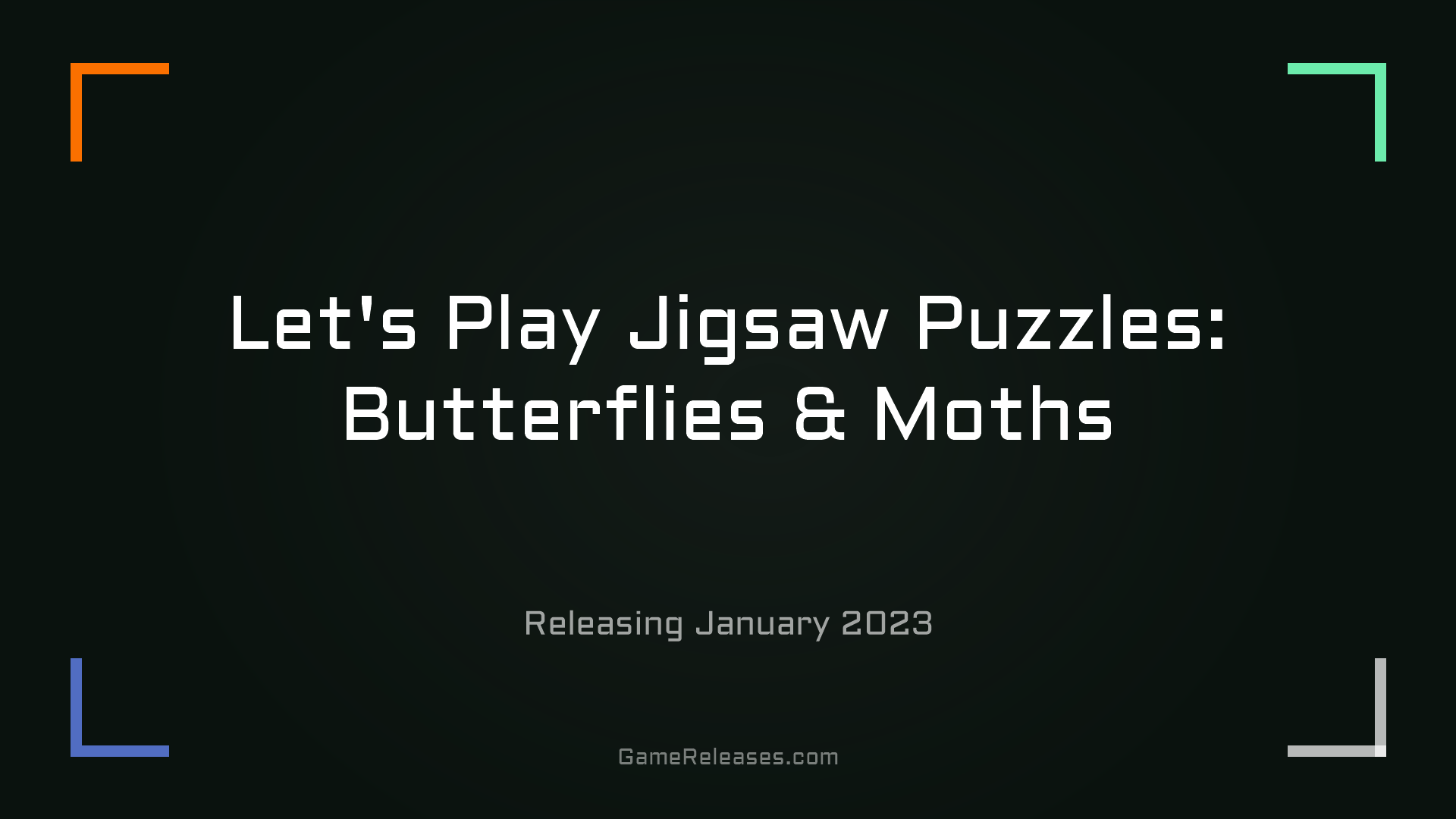 Let's Play Jigsaw Puzzles: Butterflies & Moths
