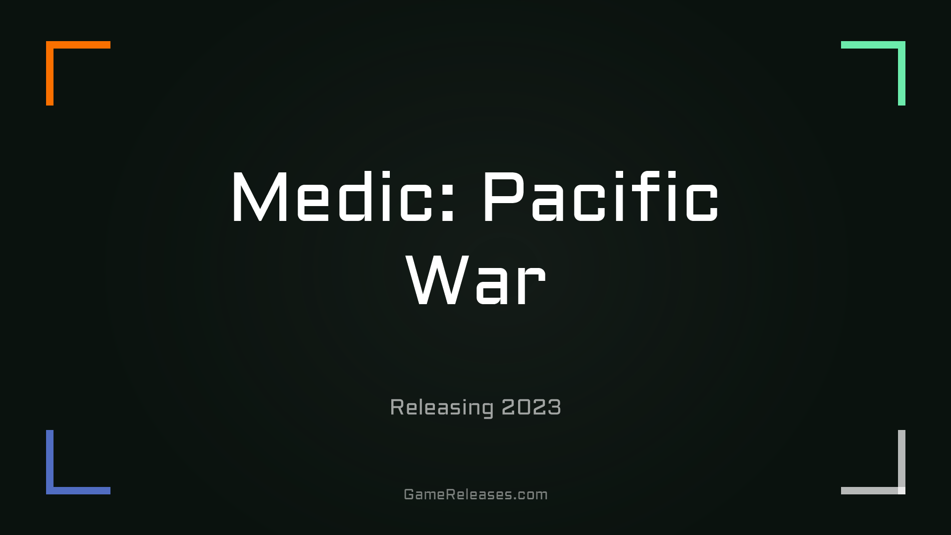 Medic: Pacific War press kit header