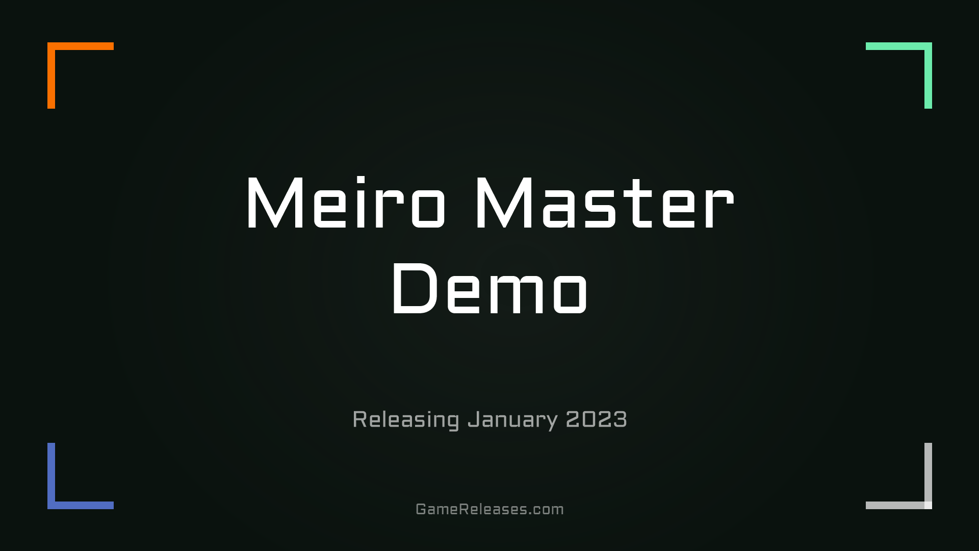 Meiro Master Demo