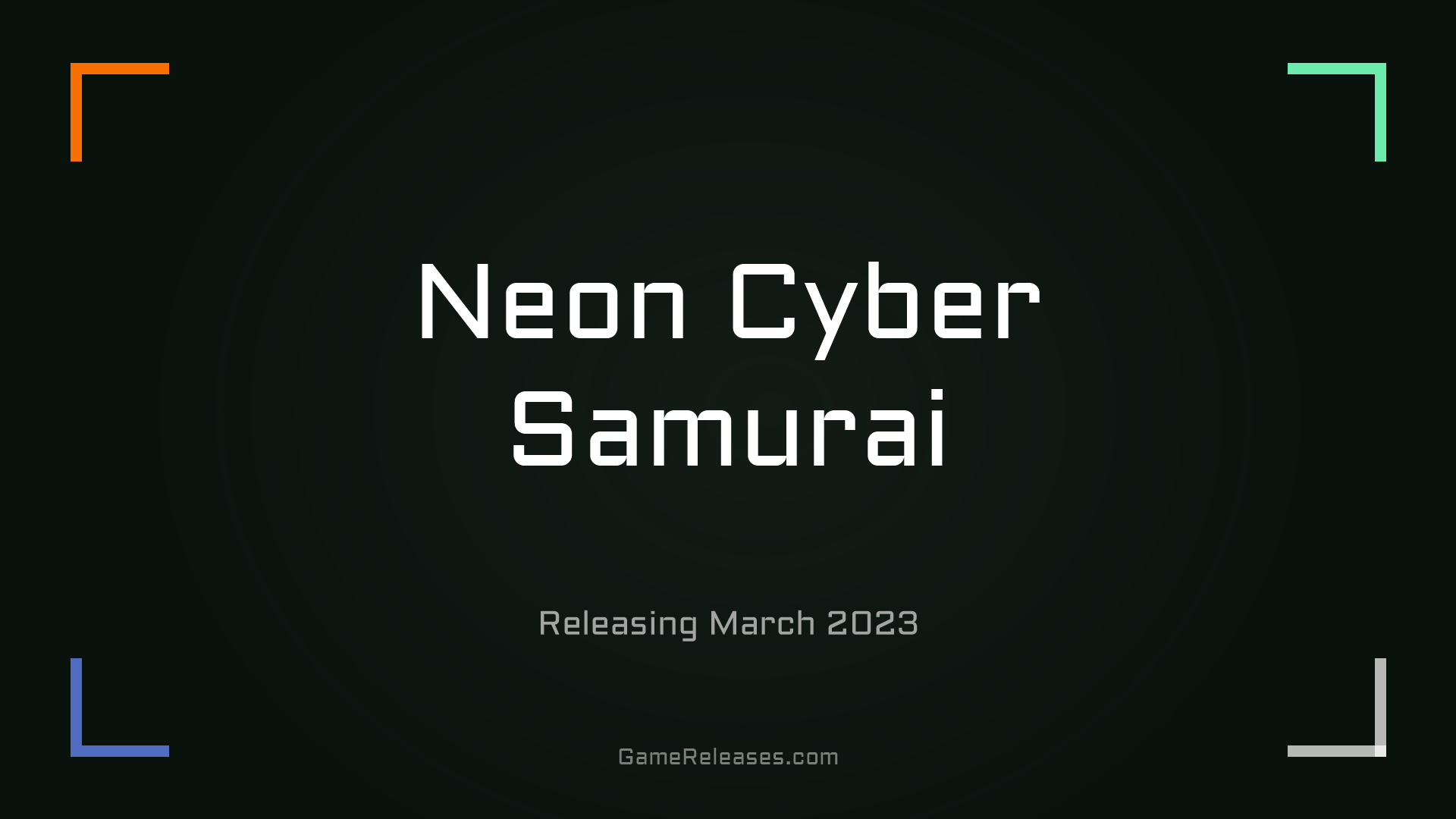 Neon Cyber Samurai
