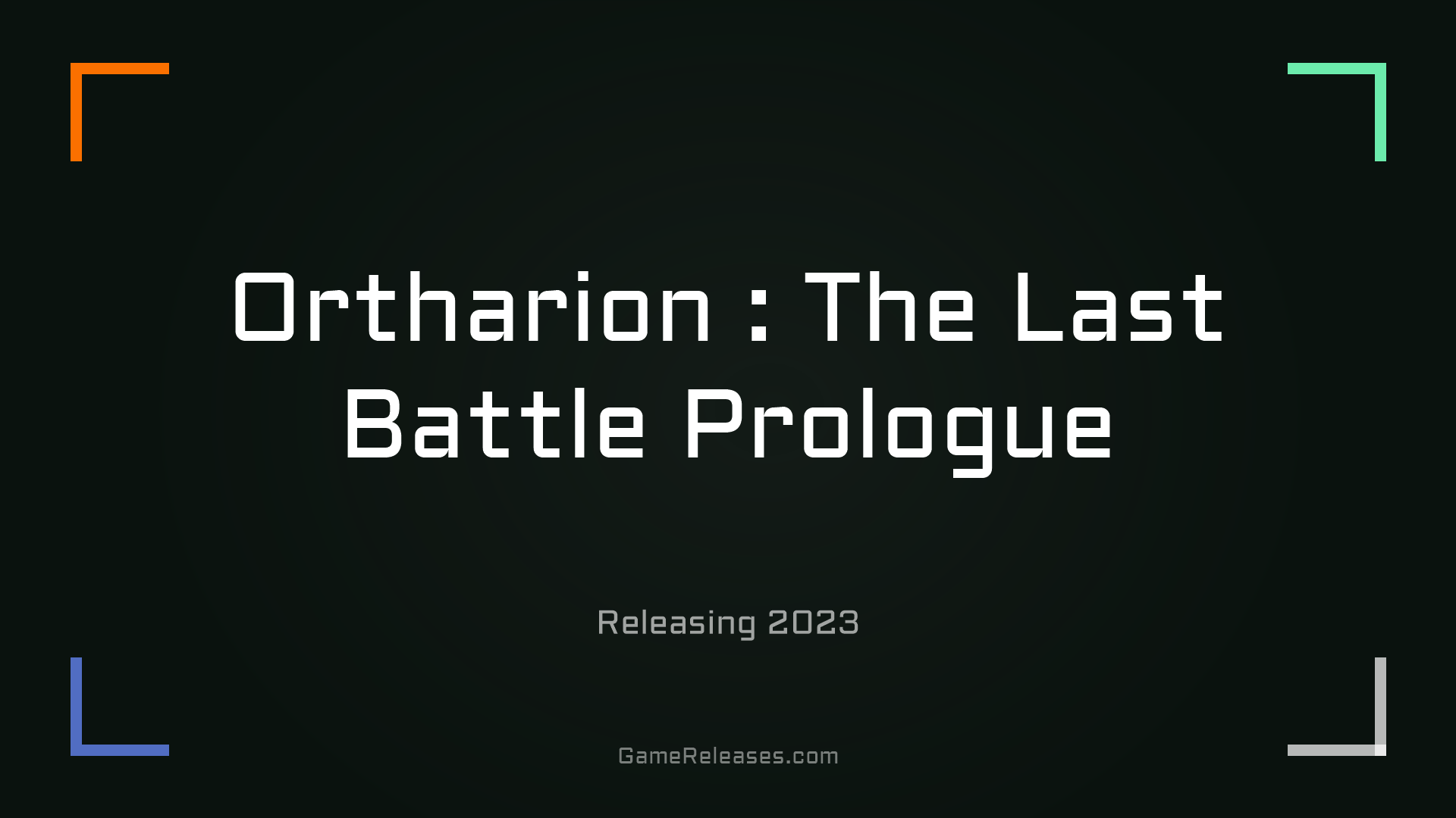 Ortharion : The Last Battle Prologue