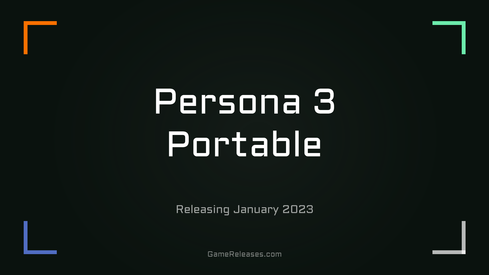 Persona 3 Portable
