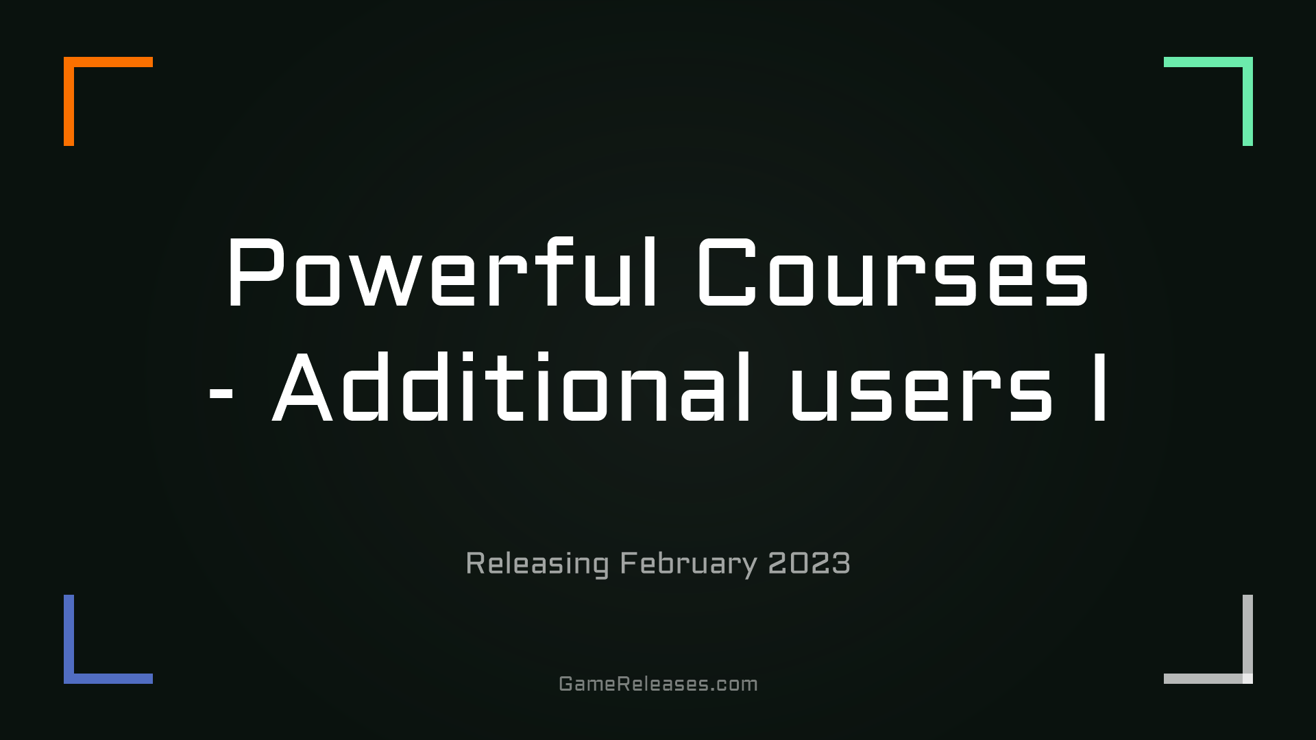 Powerful Courses - Additional users I