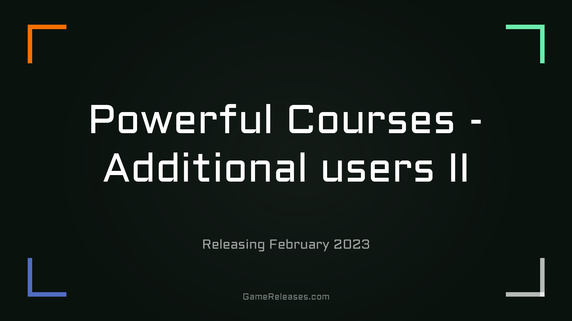 Powerful Courses - Additional users II