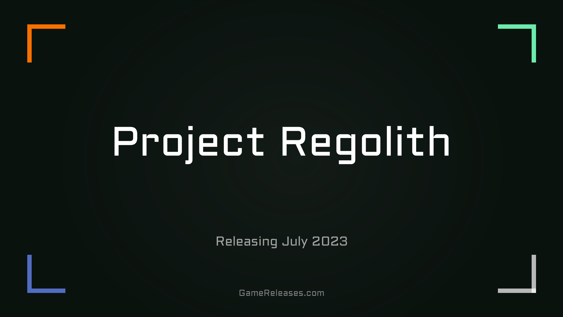 Project Regolith