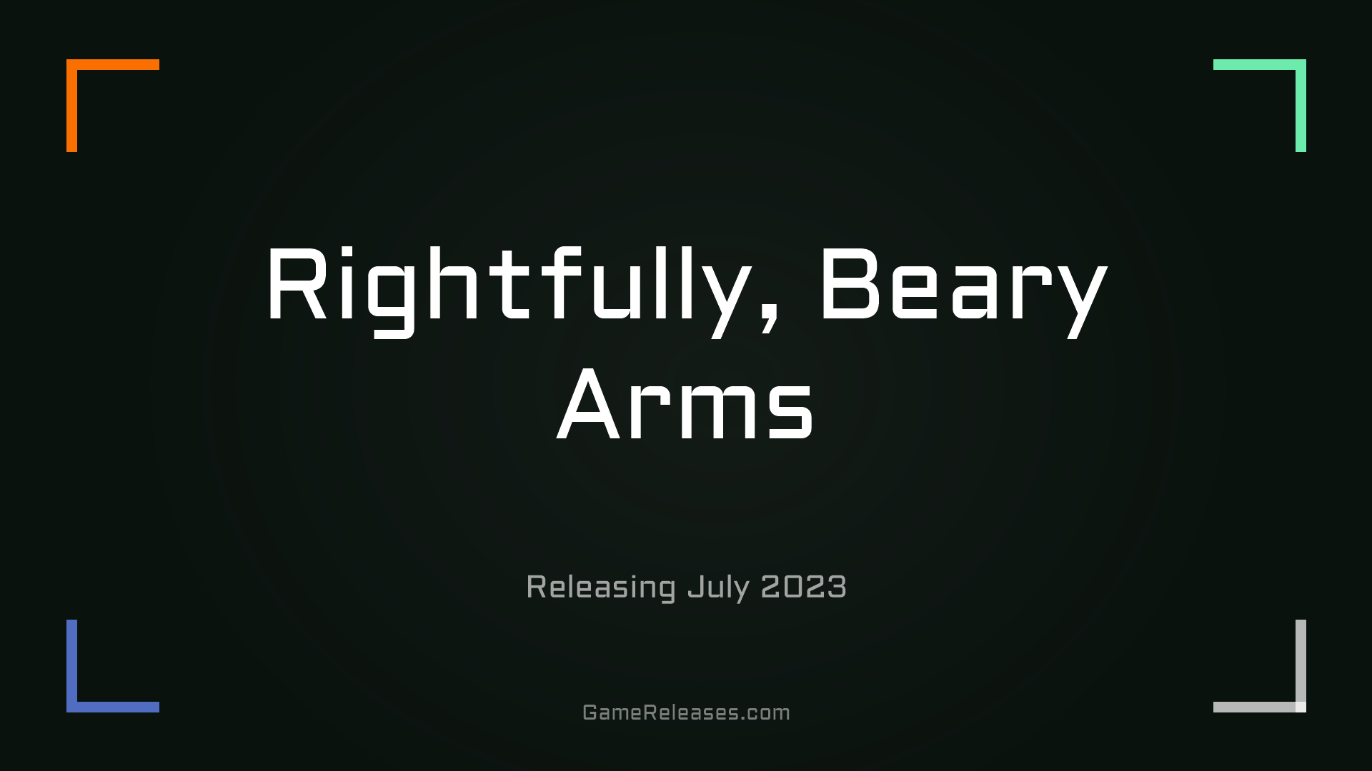 Rightfully, Beary Arms trailer