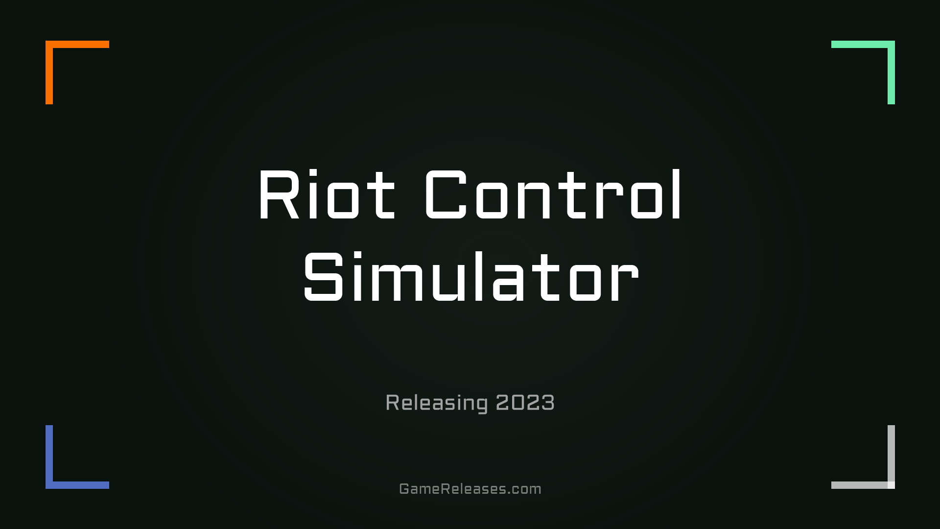 Riot Control Simulator