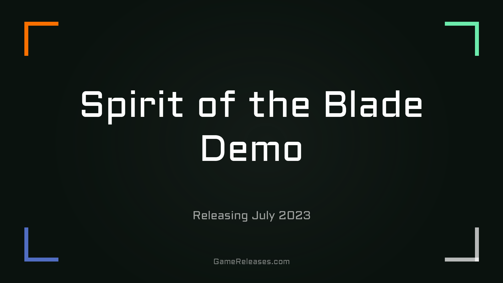 Spirit of the Blade Demo