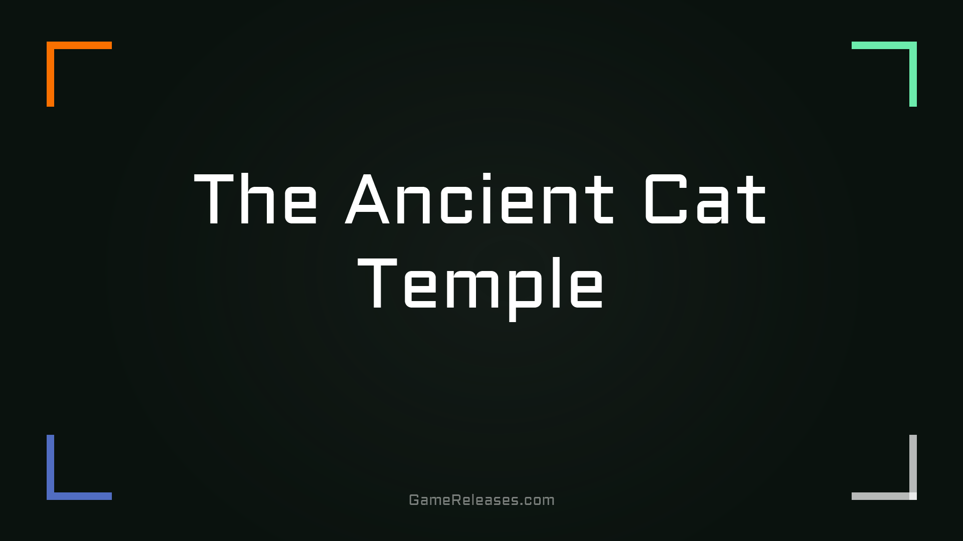 The Ancient Cat Temple