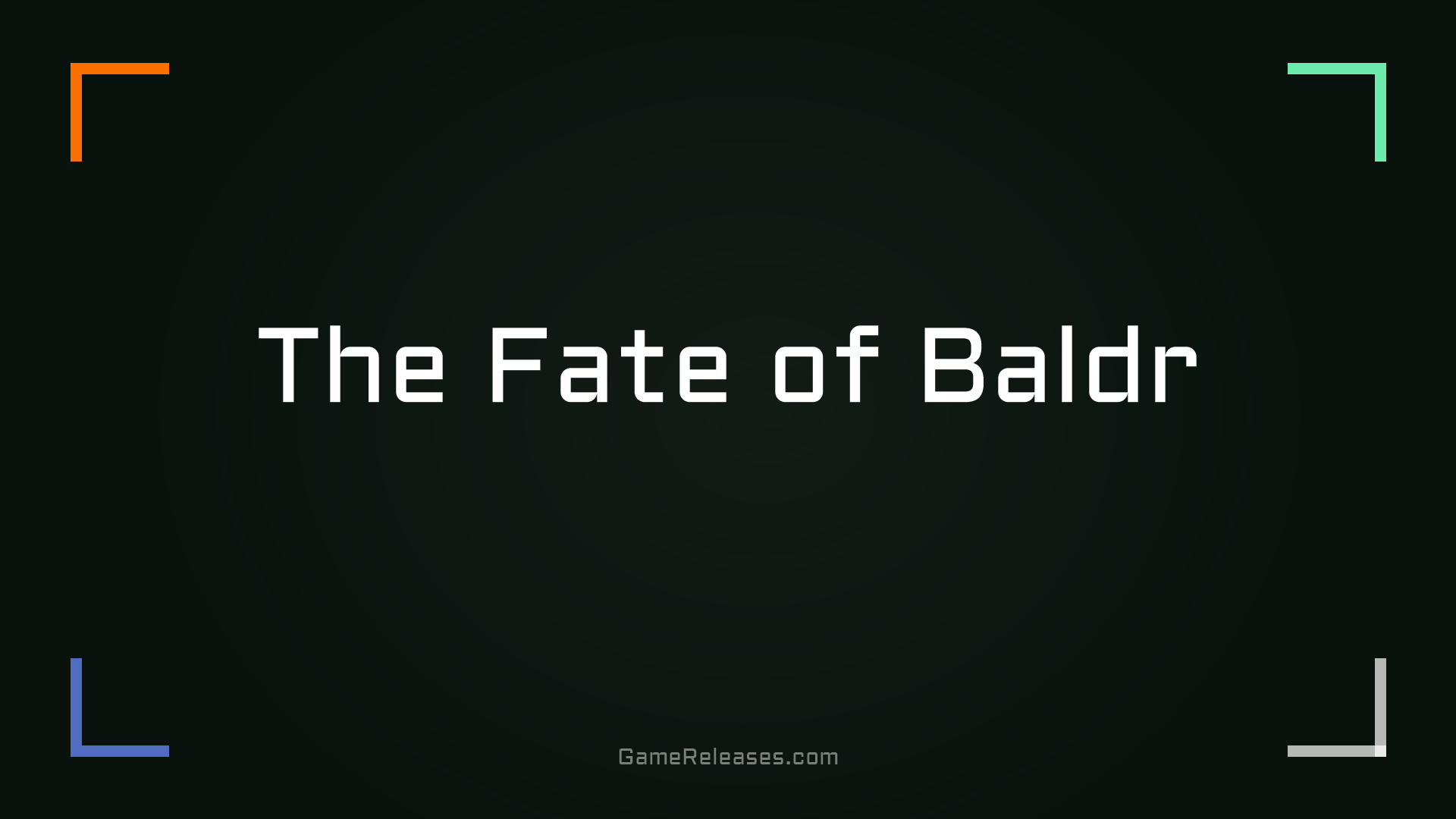 The Fate of Baldr