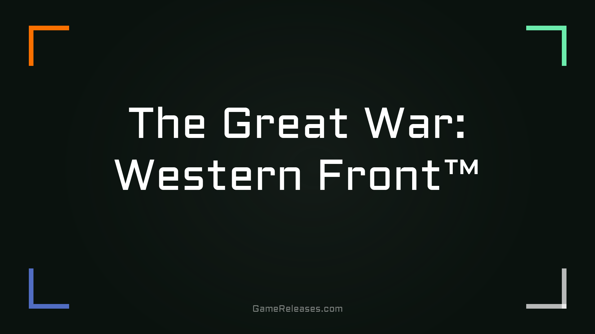 The Great War: Western Front™ trailer