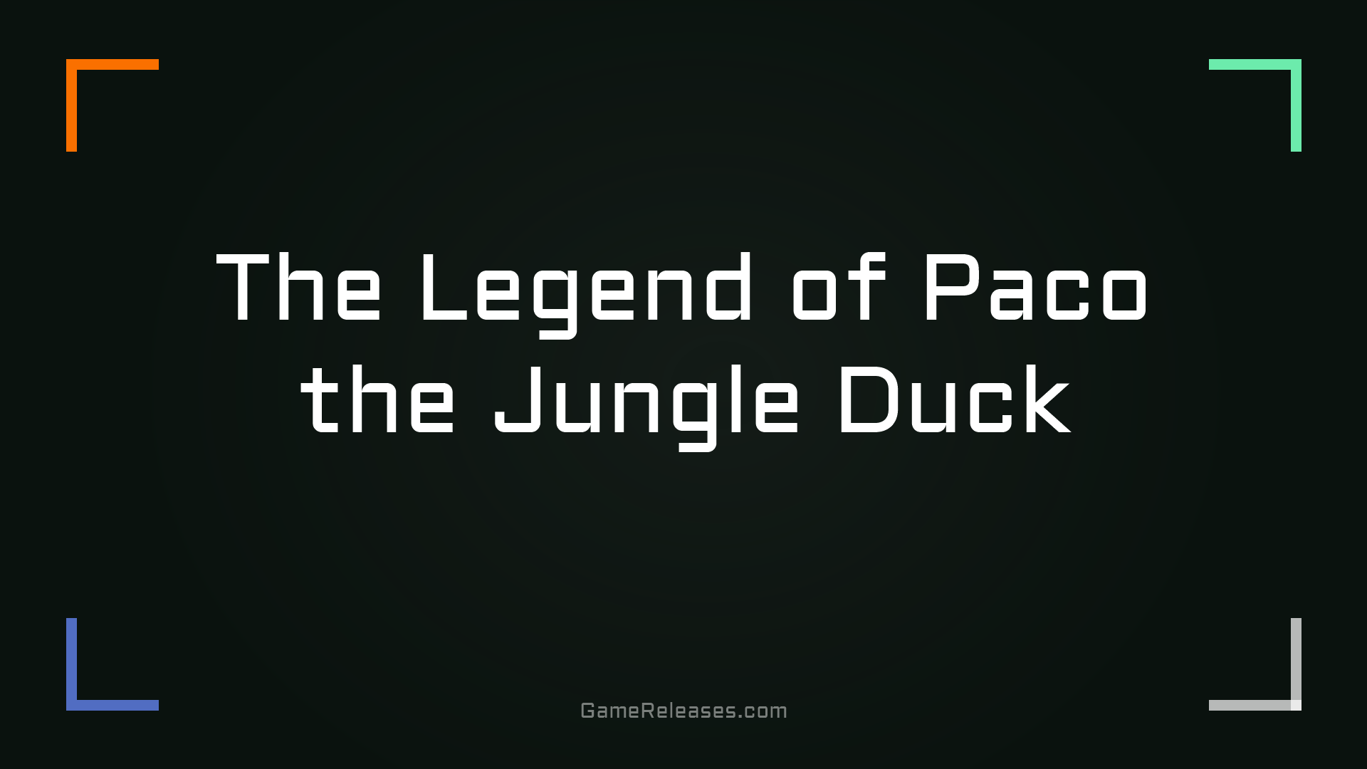 The Legend of Paco the Jungle Duck