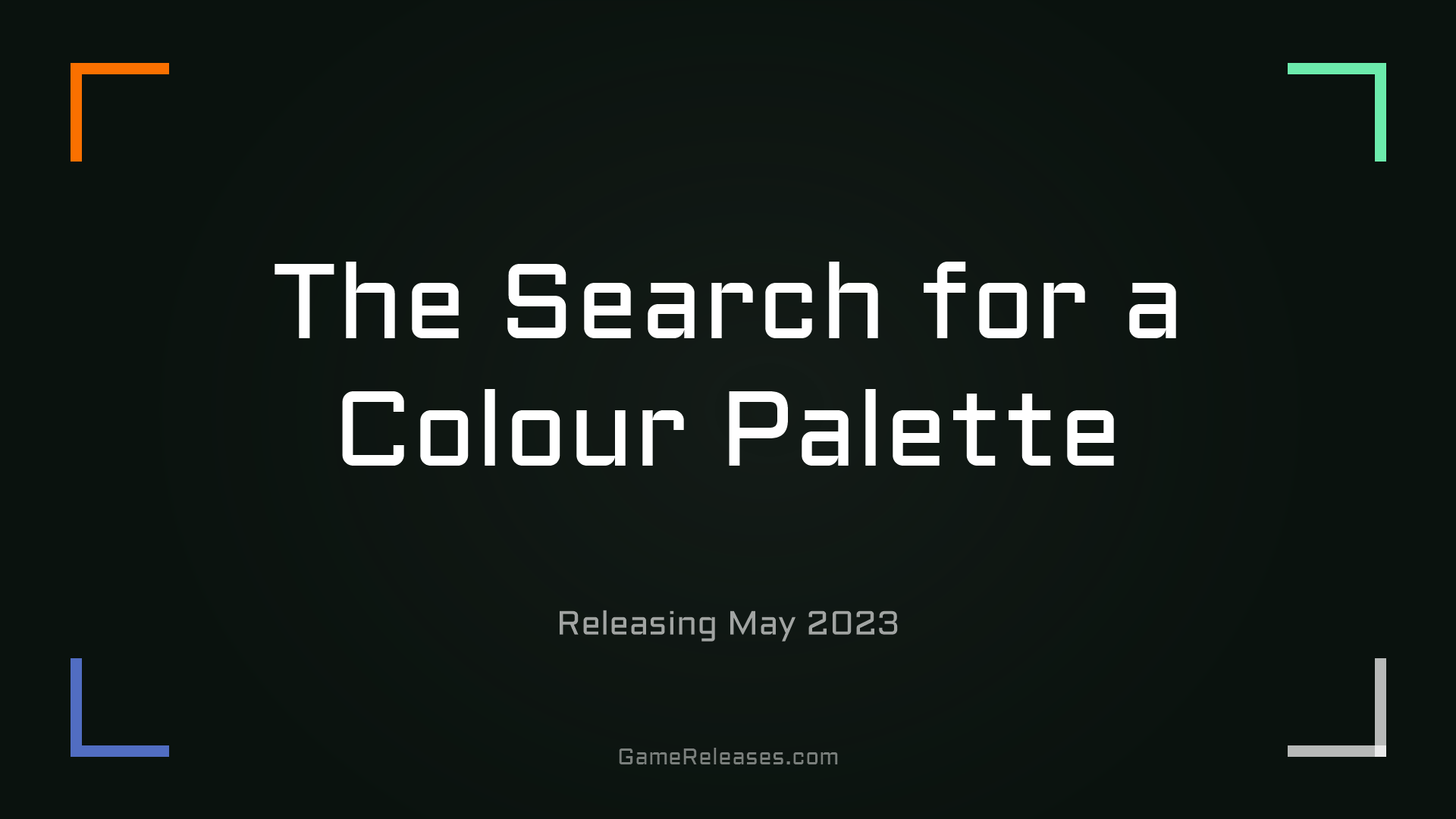 The Search for a Colour Palette
