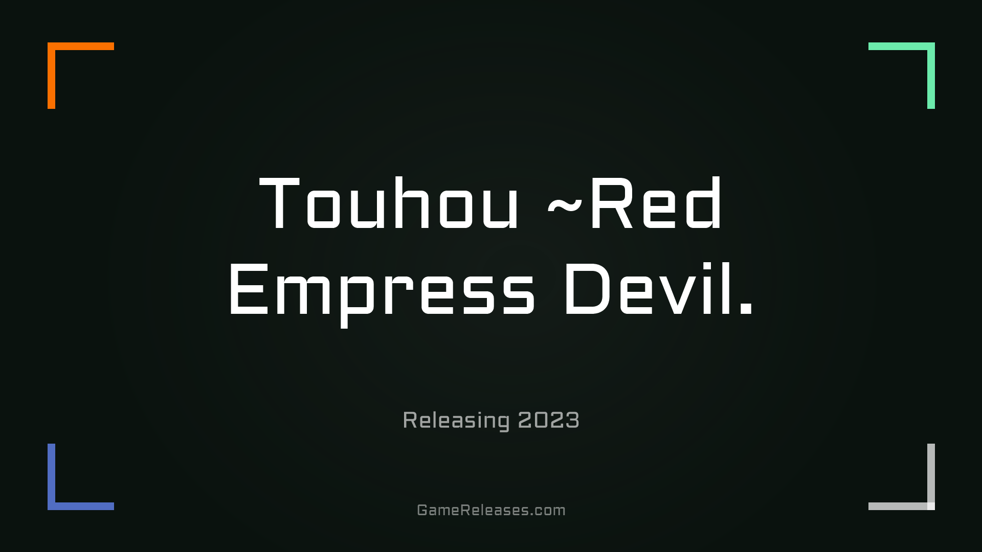Touhou ~Red Empress Devil. trailer