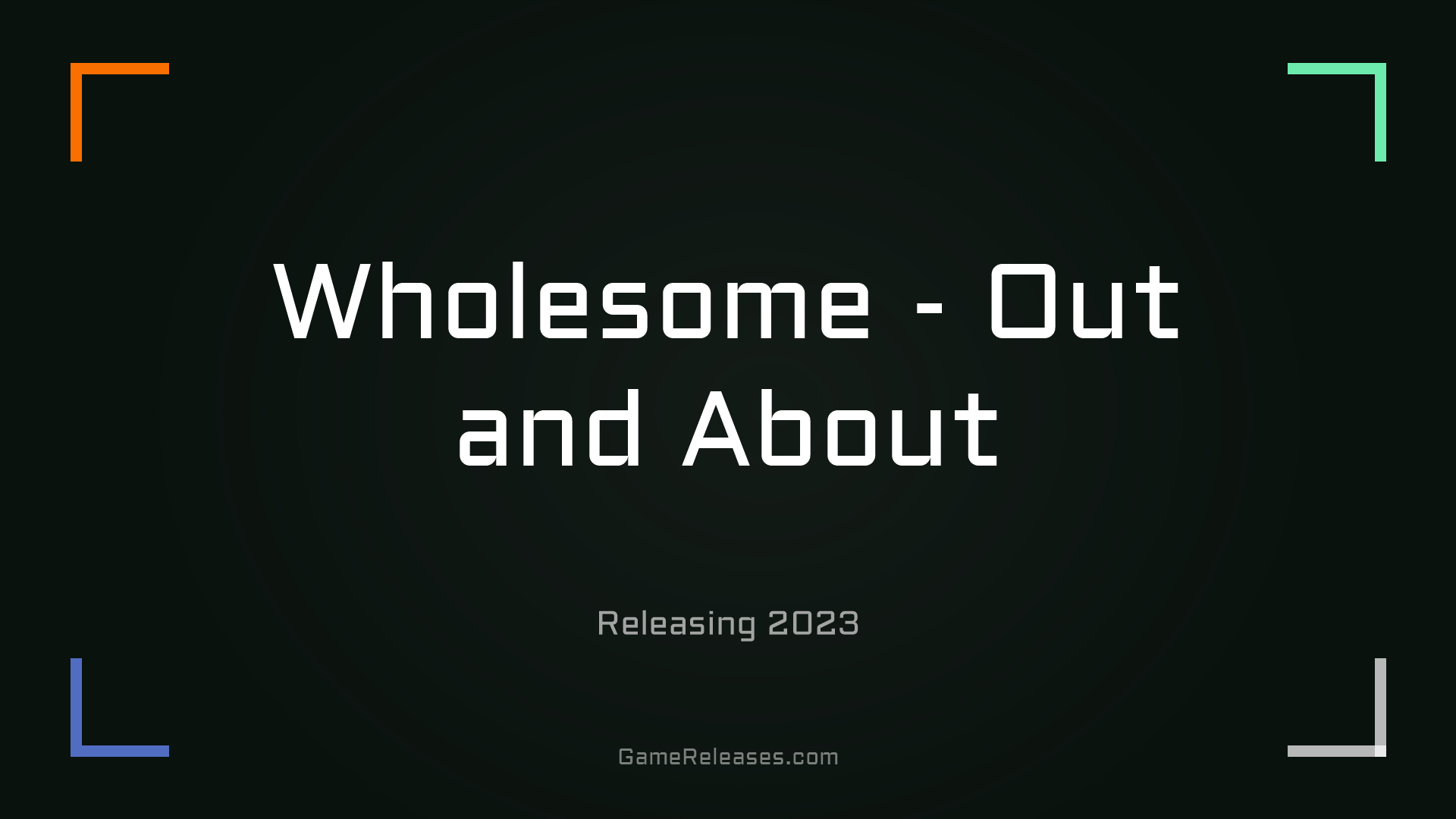 Wholesome - Out and About trailer