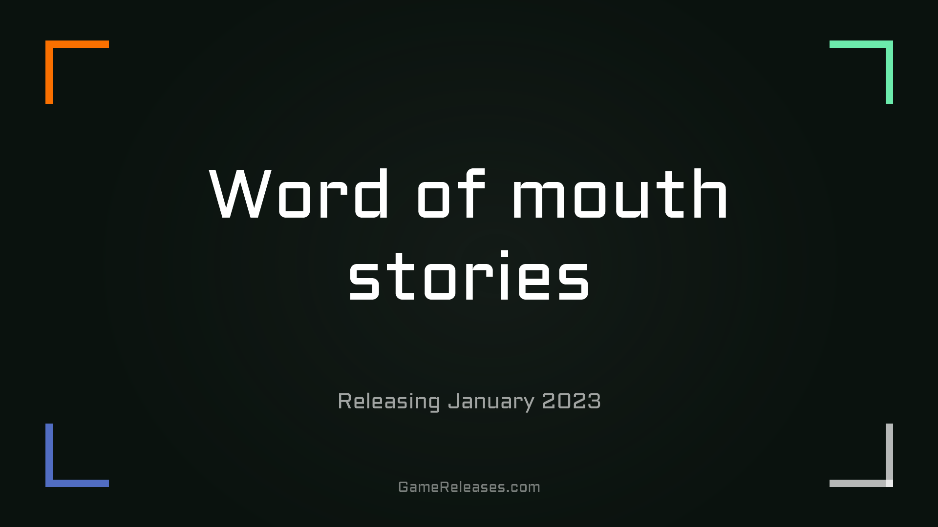 Word of mouth stories trailer