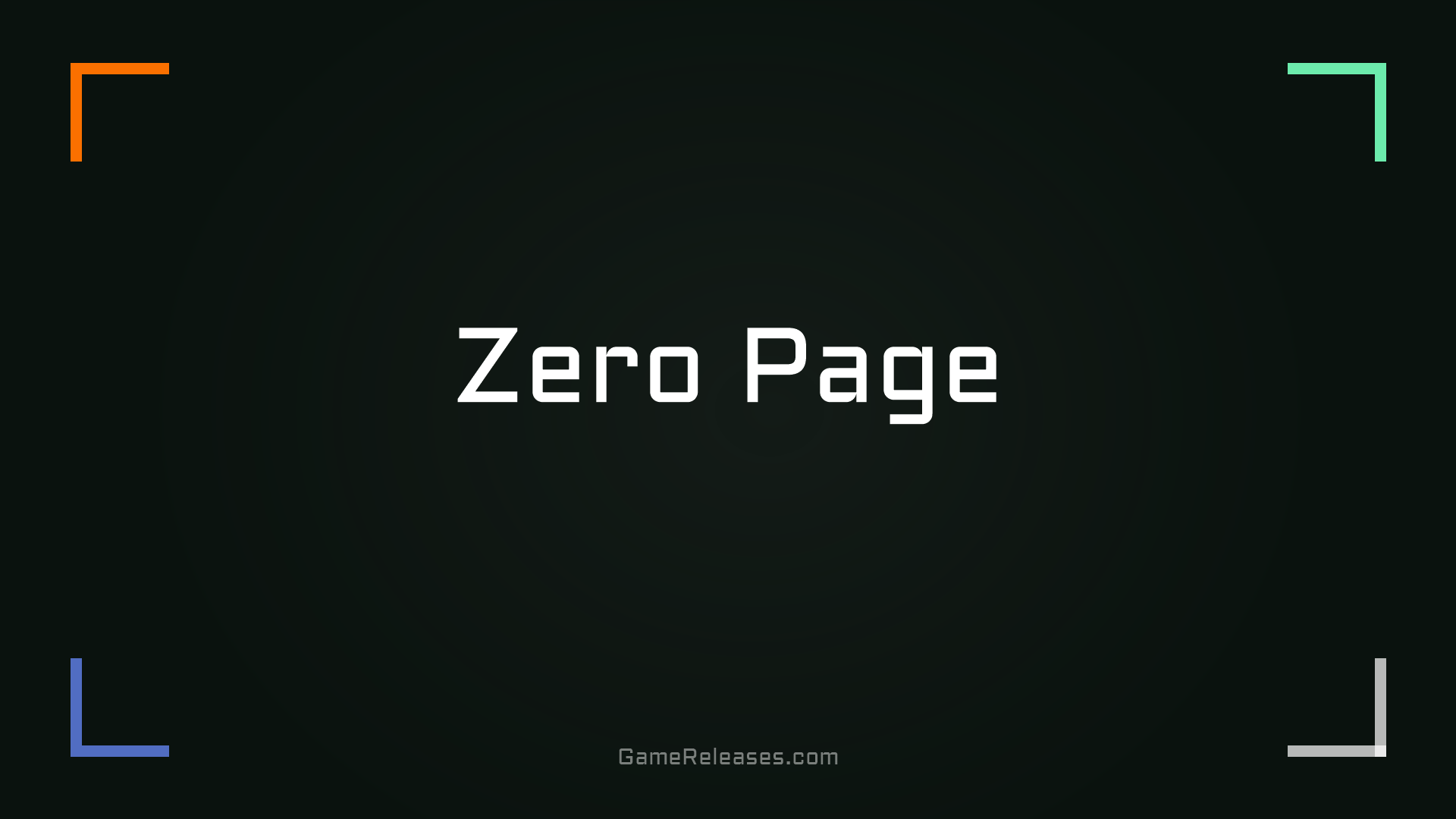 Zero Page